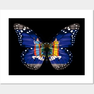 New York Flag Butterfly - Gift for New Yorker From New York NY Posters and Art